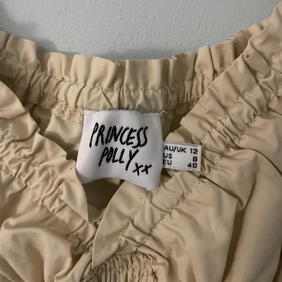 Princess Polly Daniela Mini Dress Beige - Picture 5 of 7